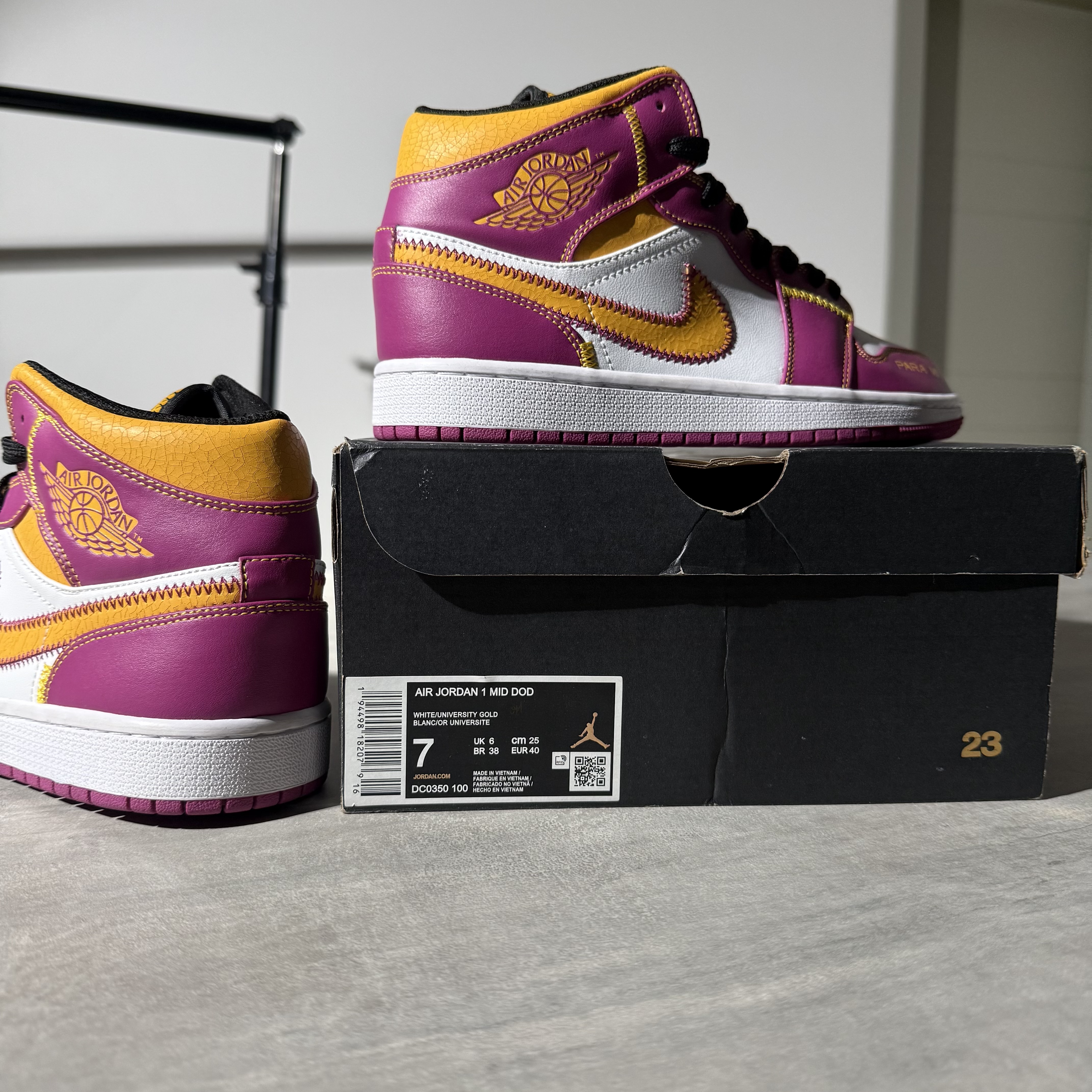 Imagen 2 de Jordan 1 Mid Día De Los Muertos