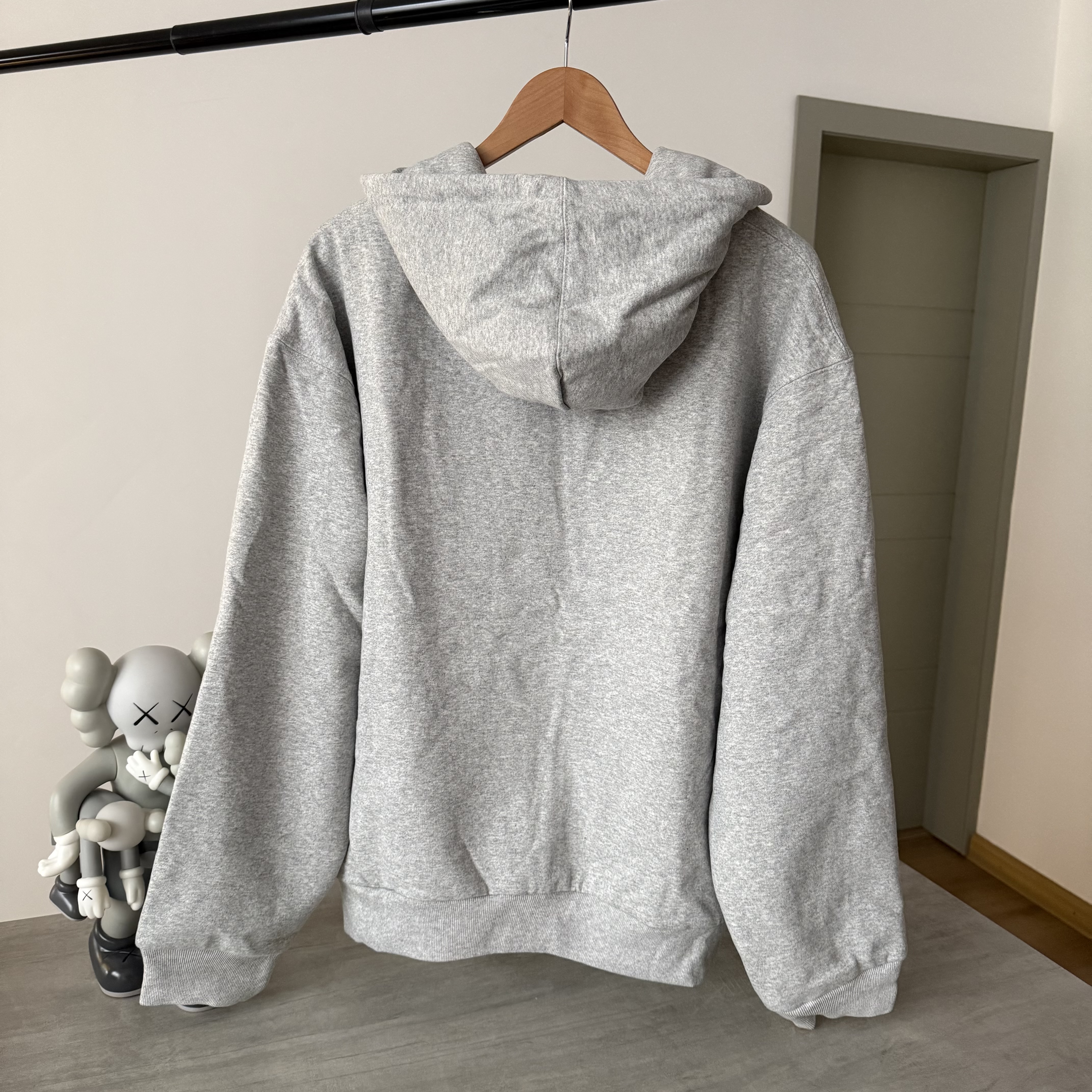 Imagen 4 de Supreme Arc Thermal Zip Up Hooded Heather Grey